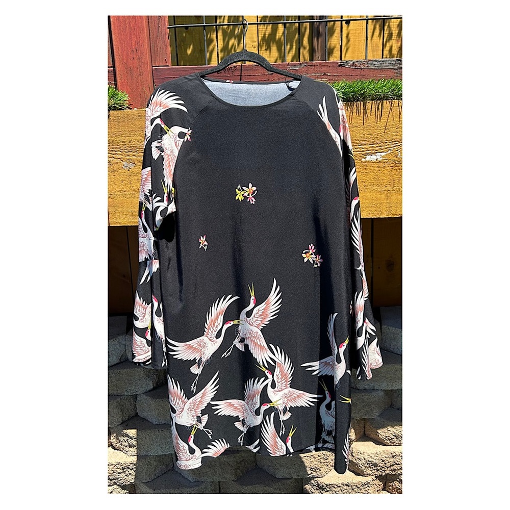 Shein Crane dress-Sz-2X